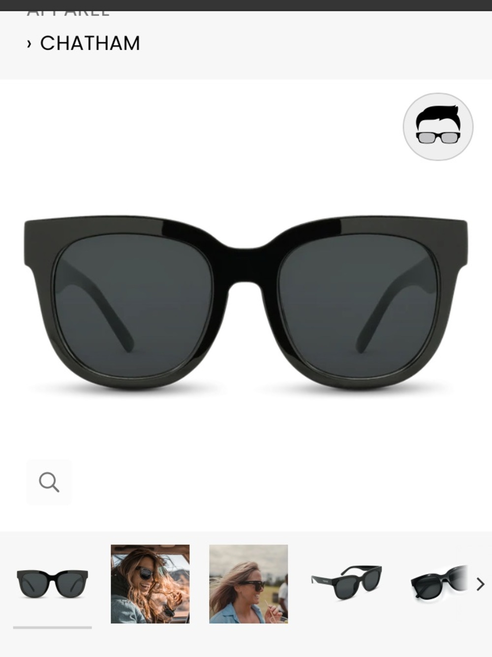 Nectar cats eye black sunglasses
